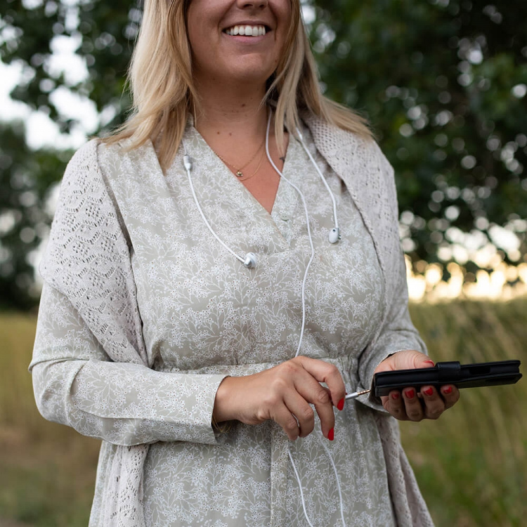 Radicover Strålingsbeskyttet Hovedtelefon In-Ear MIC volumekontrol
