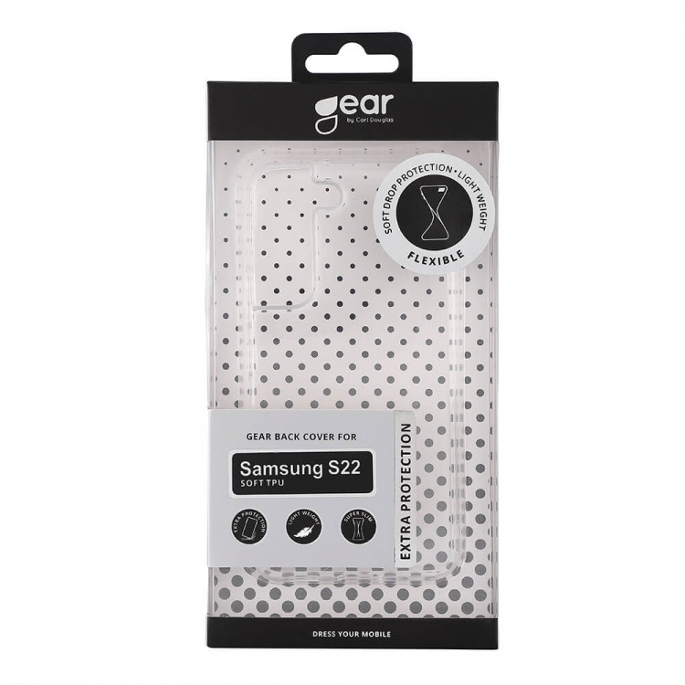 Gear Mobilcover TPU Transparent - Samsung S22