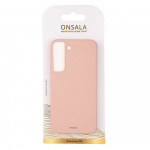 Onsala Mobilcover Silikone Sand Pink - Samsung S22