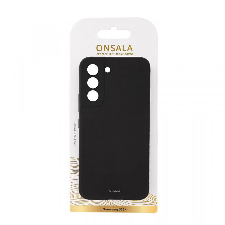 Onsala Mobilcover Silikone Black - Samsung S22+