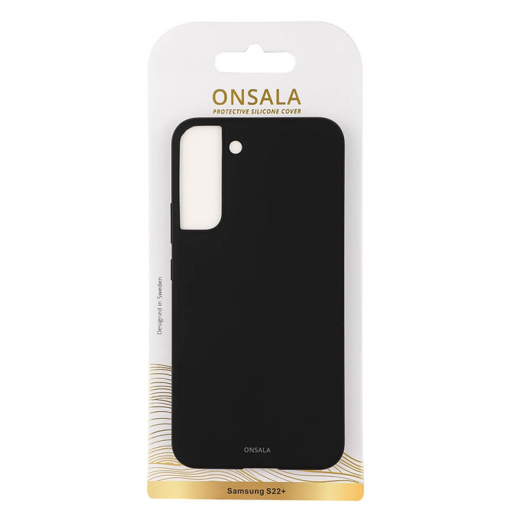 Onsala Mobilcover Silikone Black - Samsung S22+