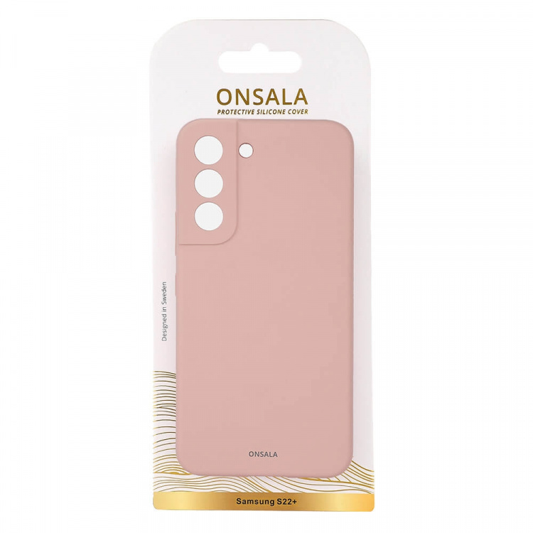 Onsala Mobilcover Silikone Sand Pink - Samsung S22+