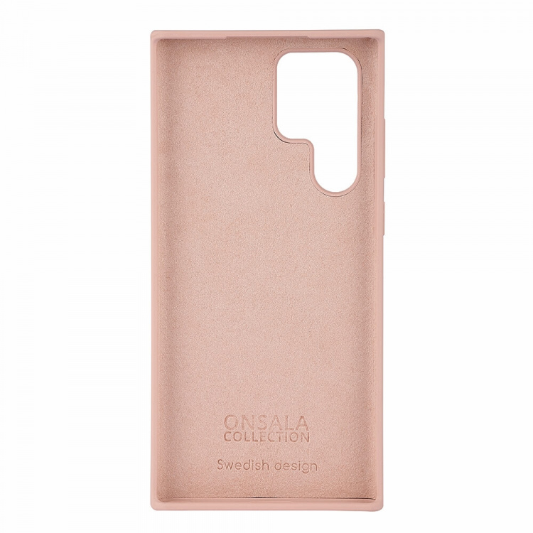 Onsala Mobilcover Silikone Sand Pink - Samsung S22 Ultra