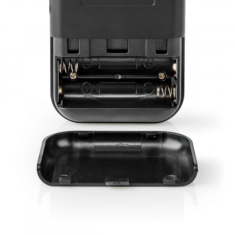 Nedis FM-radio | Bærbart design | AM / FM | Batteri | Analog | 1.5 W | Sort hvid skærm | Hovedtelefonudgang | IP20 | Aluminium / Sort