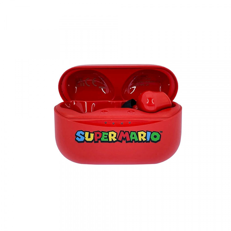 Super Mario Høretelefoner In-Ear TWS Super Mario Rød Super Mario Høretelefoner In-Ear TWS Super Mario Rød