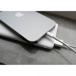Gear Powerbank 5000mAh LiPolymer Ultracompact 2A 1xUSB-C 2xUSB-A 1xMicroUSB Hvid