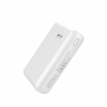 Gear Powerbank 10.000mAh LiPolymer Ultracompact 2.1A 1xUSB-C 1xUSB-A 1xMicroUSB Hvid