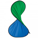 Hama Foldbar Baggrund 2-i-2 Grøn/Blå 150x200 cm