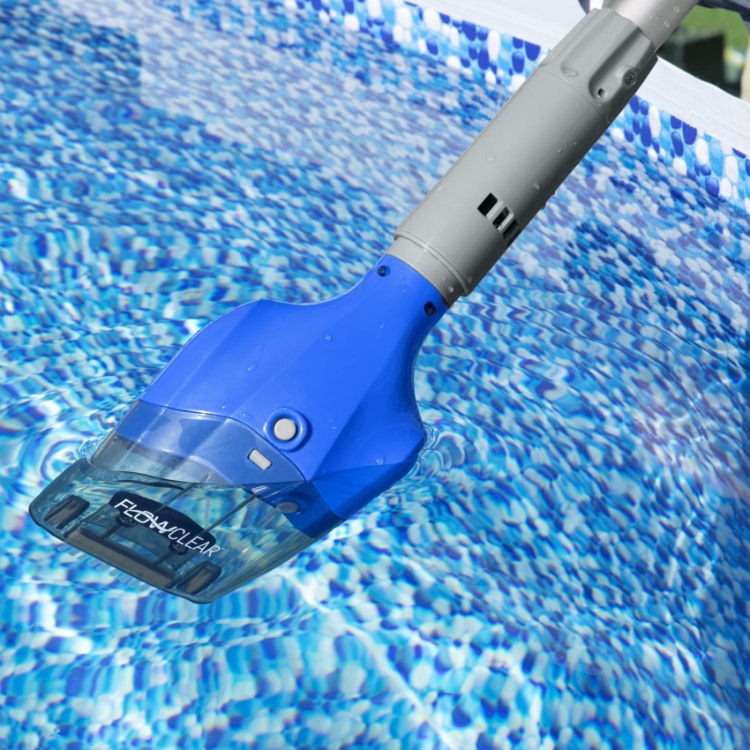 Bestway Flowclear AquaTech batteridrevet poolstøvsuger