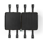 Nedis Gourmet / Raclette | Grill / Sten | 8 Personer | Spatel | Indstilling af temperatur | Non-stick belægning | Rektangel