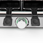 Nedis Gourmet / Raclette | Grill / Sten | 8 Personer | Spatel | Indstilling af temperatur | Non-stick belægning | Rektangel