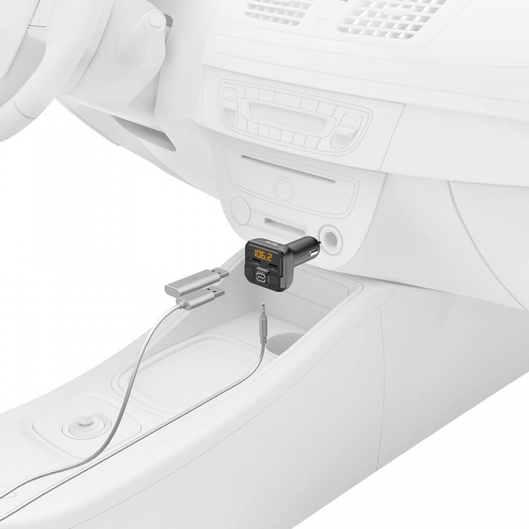 Hama FM-sändare AUX-IN och USB-IN