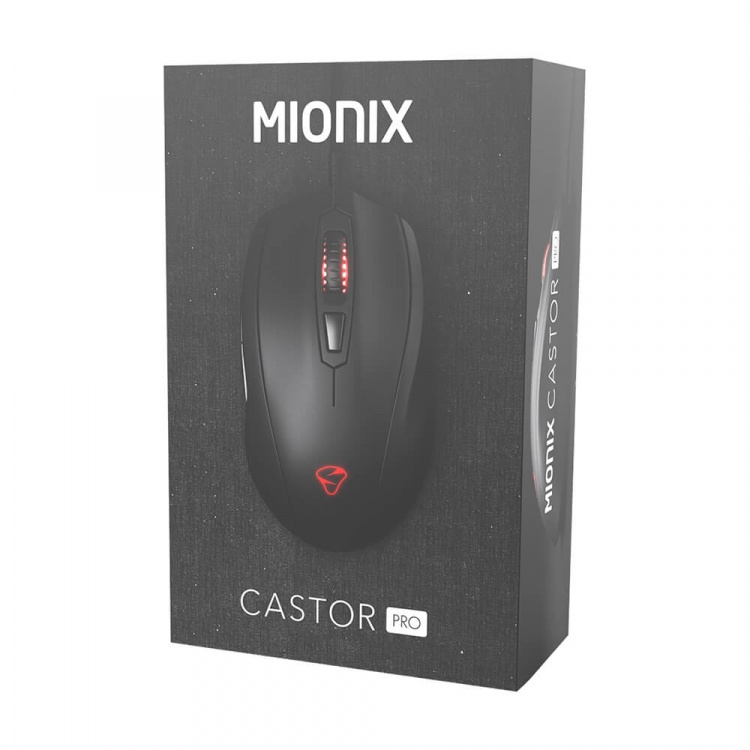 MIONIX Gaming Mus Castor Pro Sort MIONIX Gaming Mus Castor Pro Sort