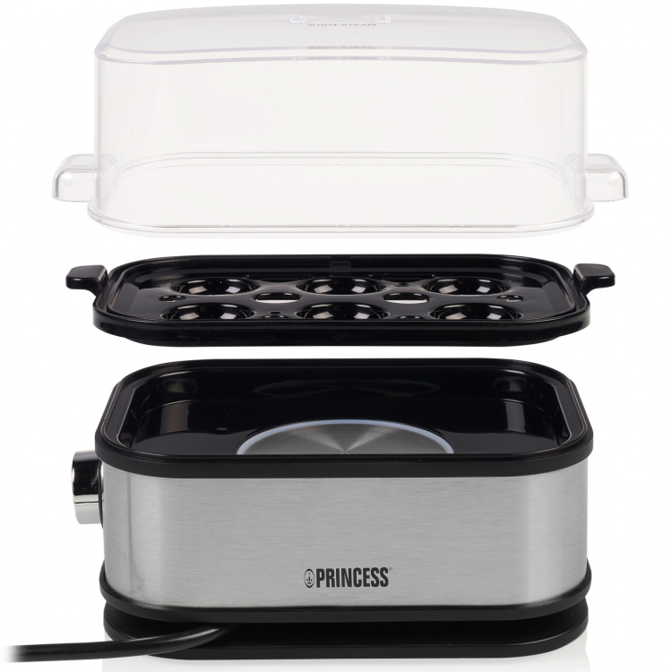 Äggkokare 6ägg 400Watt Rostfri