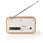 Nedis Internet Radio | Borddesign | Bluetooth® / Wi-Fi | DAB+ / FM / Internet | 2.4 