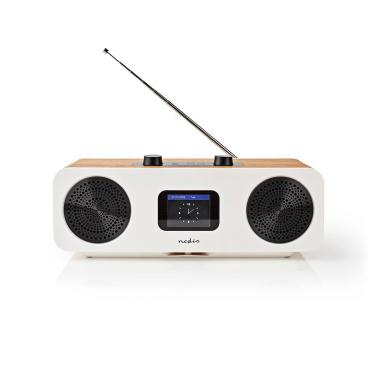 Nedis Internet Radio | Borddesign | Bluetooth® / Wi-Fi | DAB+ / FM / Internet | 2.4 