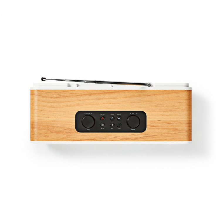 Nedis Internet Radio | Borddesign | Bluetooth® / Wi-Fi | DAB+ / FM / Internet | 2.4 