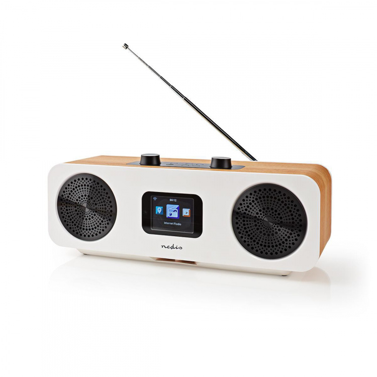 Nedis Internet Radio | Borddesign | Bluetooth® / Wi-Fi | DAB+ / FM / Internet | 2.4 