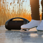 Nedis Bluetooth® Party Boombox | 6 timer | 2.0 | 150 W | Medieafspilning: AUX / USB | IPX5 | Kan parres | Bærehåndtag | Fest lys | Sort