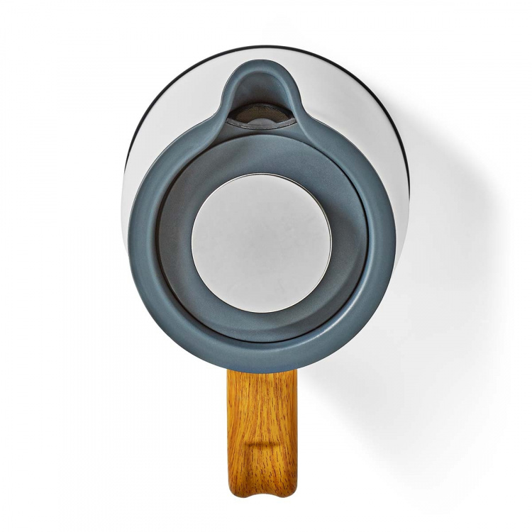 Nedis Elkedel | 1.7 l | Soft-Touch | Hvid | Drejelig 360 grader | Skjult varmeelement | Strix®-controller | Beskyttelse mod kogetørring