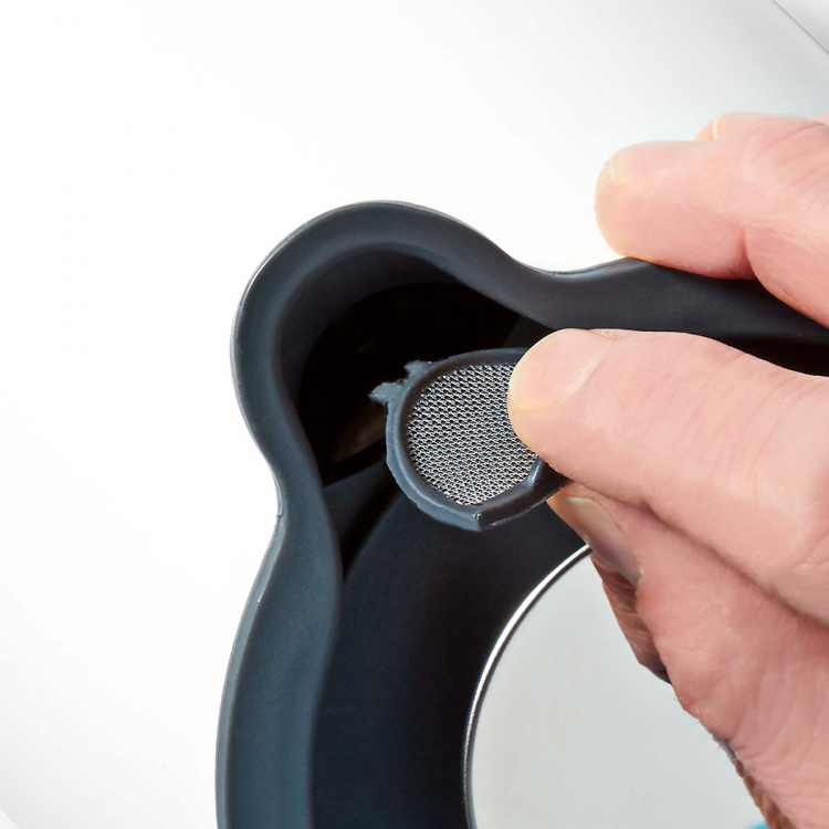 Nedis Elkedel | 1.7 l | Soft-Touch | Hvid | Drejelig 360 grader | Skjult varmeelement | Strix®-controller | Beskyttelse mod kogetørring