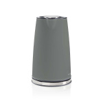 Nedis Elkedel | 1.7 l | Soft-Touch | Grå | Drejelig 360 grader | Skjult varmeelement | Strix®-controller | Beskyttelse mod kogetørring