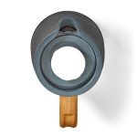 Nedis Elkedel | 1.7 l | Soft-Touch | Grå | Drejelig 360 grader | Skjult varmeelement | Strix®-controller | Beskyttelse mod kogetørring