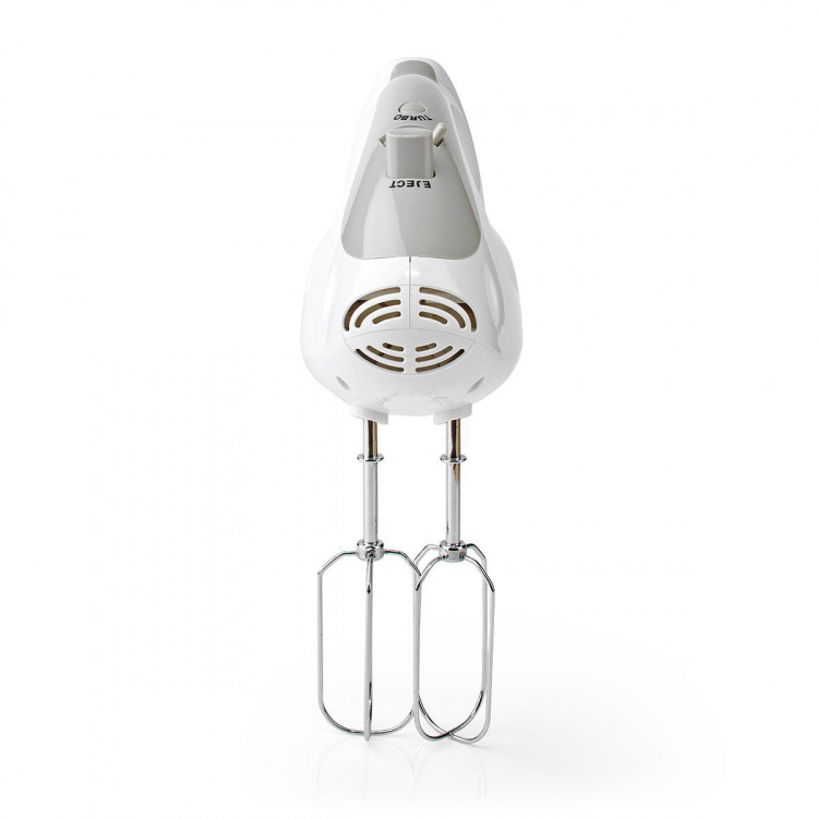 Nedis Hand Mixer | 200 W | 5-hastighedsindstilling | Turbo-funktion | 2 dejkroge / 2 piskeris | Grå / Hvid