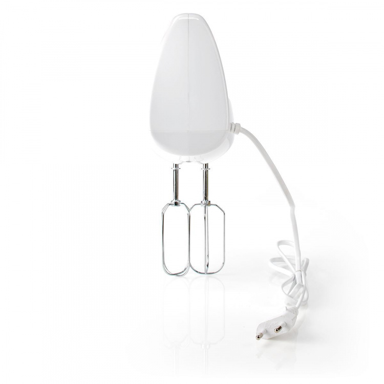 Nedis Hand Mixer | 200 W | 5-hastighedsindstilling | Turbo-funktion | 2 dejkroge / 2 piskeris | Grå / Hvid