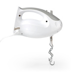 Nedis Hand Mixer | 200 W | 5-hastighedsindstilling | Turbo-funktion | 2 dejkroge / 2 piskeris | Grå / Hvid