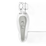 Nedis Hand Mixer | 200 W | 5-hastighedsindstilling | Turbo-funktion | 2 dejkroge / 2 piskeris | Grå / Hvid