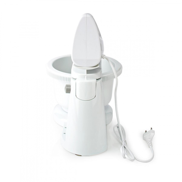 Nedis Hand Mixer | 200 W | 5-hastighedsindstilling | Turbo-funktion | Drejeskål / 2 dejkroge / 2 piskeris | Grå / Hvid
