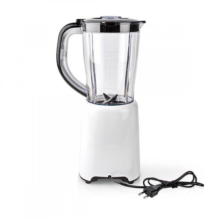 Nedis Blender | 800 W | 1.5 l | Plast | 2-hastighedsindstilling | Hvid Nedis Blender | 800 W | 1.5 l | Plast | 2-hastighedsindstilling | Hvid