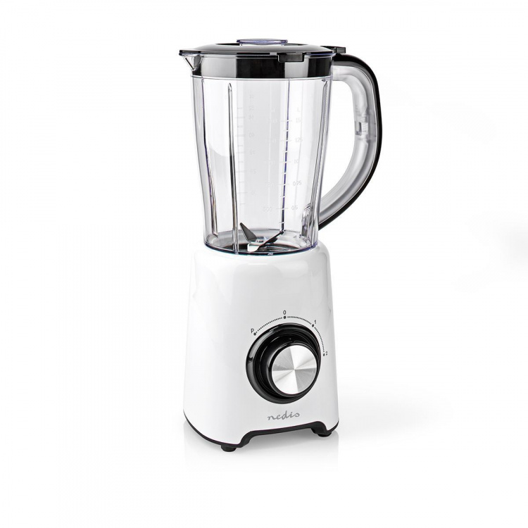 Nedis Blender | 800 W | 1.5 l | Plast | 2-hastighedsindstilling | Hvid Nedis Blender | 800 W | 1.5 l | Plast | 2-hastighedsindstilling | Hvid