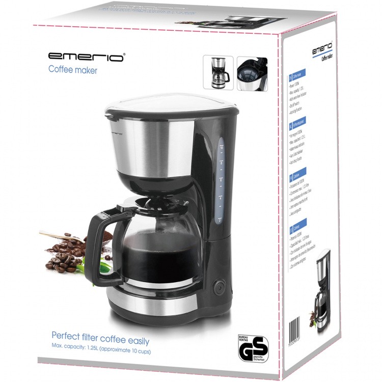 Kaffebryggare 1000Watt 1,25l