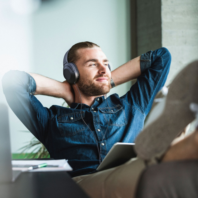 Philips Over-ear-hovedtelefoner med ledning, sort