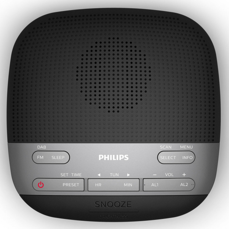 Philips Digital DAB+/FM-urradio Dobbelt alarm