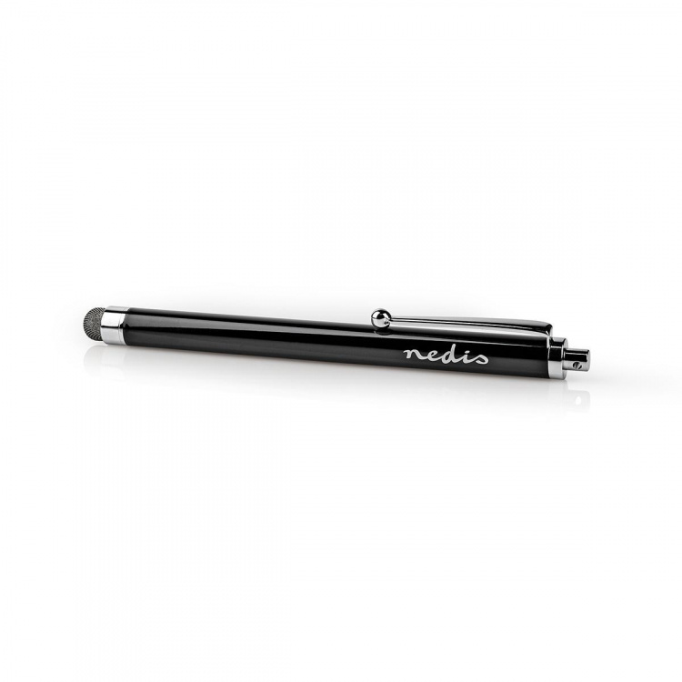 Nedis Stylun Pen | Brugt til: Smartphone / Tablet | kobbertøjs knap | 1 stk. | Med clip | Sort