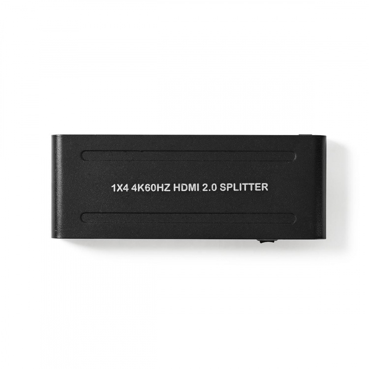 Nedis HDMI ™ Splitter | 4-Port port(s) | 4x HDMI™ Output | 4K@60Hz | 18 Gbps | Metal | Antracit