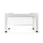 Nedis Stativ til vaskemaskine og tørretumbler | Trådkurv | 200 kg | Hvid