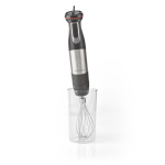 Nedis Hand Blender | 800 W | Hastighedsindstillinger: Variabel hastighedskontrol | Chopper | Aluminium / Sort Nedis Hand Blender | 800 W | Hastighedsindstillinger: Variabel hastighedskontrol | Chopper | Aluminium / Sort