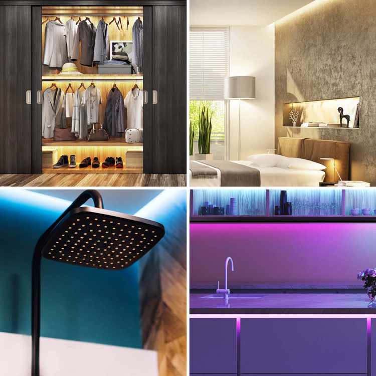 Nedis SmartLife LED-Bånd | Cool Hvid / RGB / Varm Hvid | SMD | 5.00 m | IP44 | 2700 - 6500 K | 960 lm | Android™ / IOS