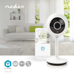 Nedis SmartLife Indendørs Kamera | Full HD 1080p | Cloud Storage (mulighed) / microSD (ikke inkluderet) | Med bevægelsessensor | Nattesyn | Hvid