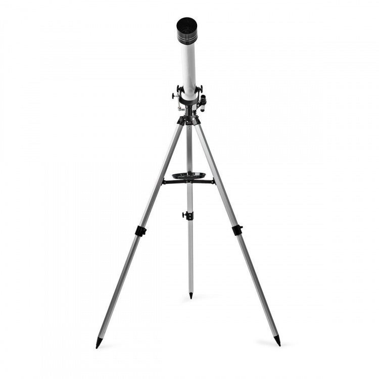 Nedis Teleskop | Blænde: 50 mm | Brændvidde: 600 mm | Finderscope: 5 x 24 | Maksimal arbejdshøjde: 125 cm | Tripod | Hvid / Sort