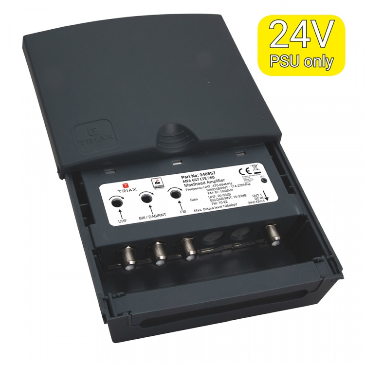 TRIAX Mastforstærker MFA657 3 indgange 700mHz TRIAX Mastforstærker MFA657 3 indgange 700mHz