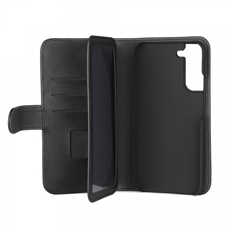 Gear Wallet 2-i-1 7 Kortrum Sort - Samsung S22+