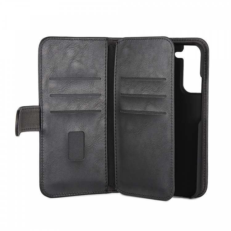 Gear Wallet 2-i-1 7 Kortrum Sort - Samsung S22+
