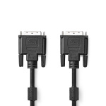 Nedis DVI-kabel | DVI-D 24 + 1-pin han | DVI-D 24 + 1-pin han | 2560x1600 | Nikkelplateret | 2.00 m | Lige | PVC | Sort | Konvolut
