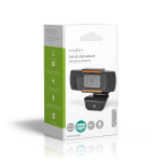 Nedis Webkamera | Full HD@30fps | Fast fokus | Indbygget mikrofon | Sort