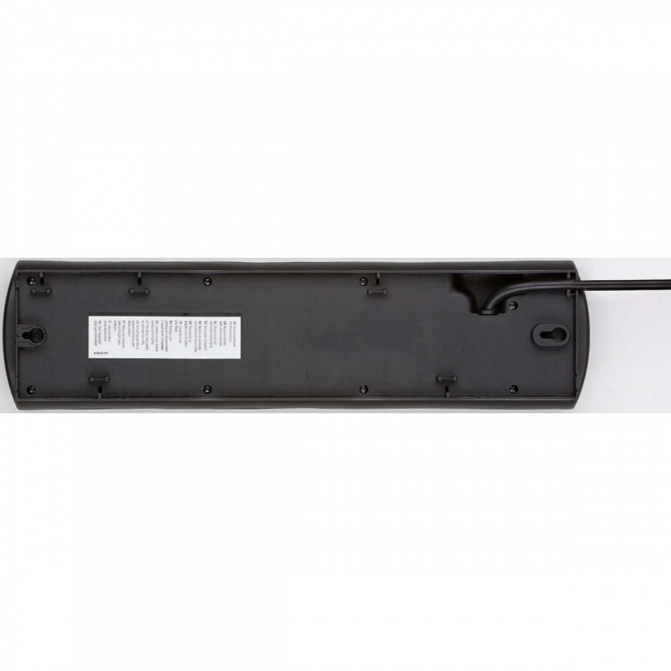 brennenstuhl Forlængelse sokkel Primera-Line 10-vejs 2.00 m Sort - Beskyttelseskontakt TYPE E